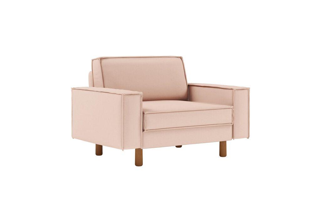 Atelier del Sofa Fotelja Sparrow Dvosjed, svijetlo ružičasta