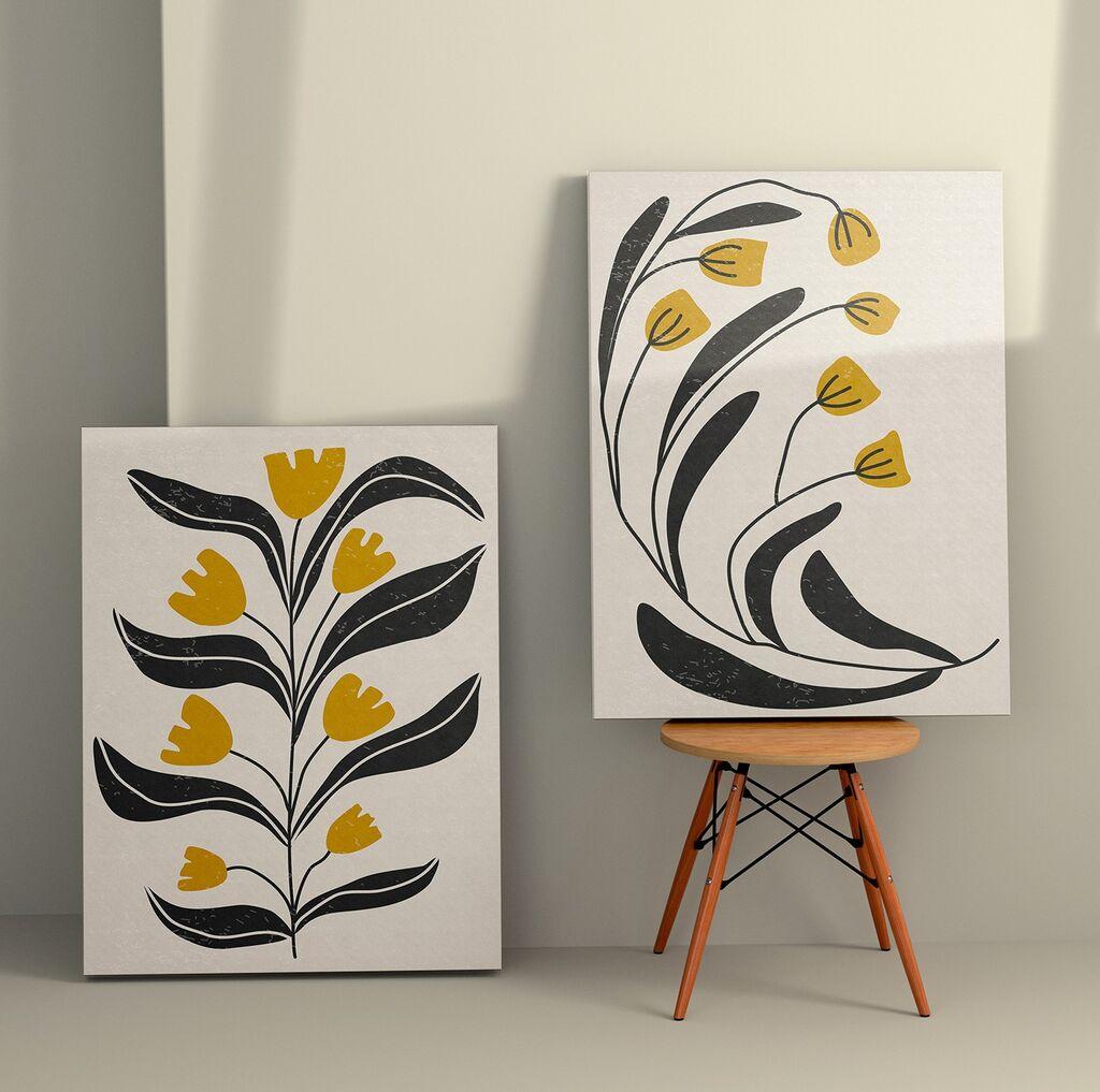 Wallity Zidna dekoracija 2KNV4321, 70 x 100cm, 2 komada