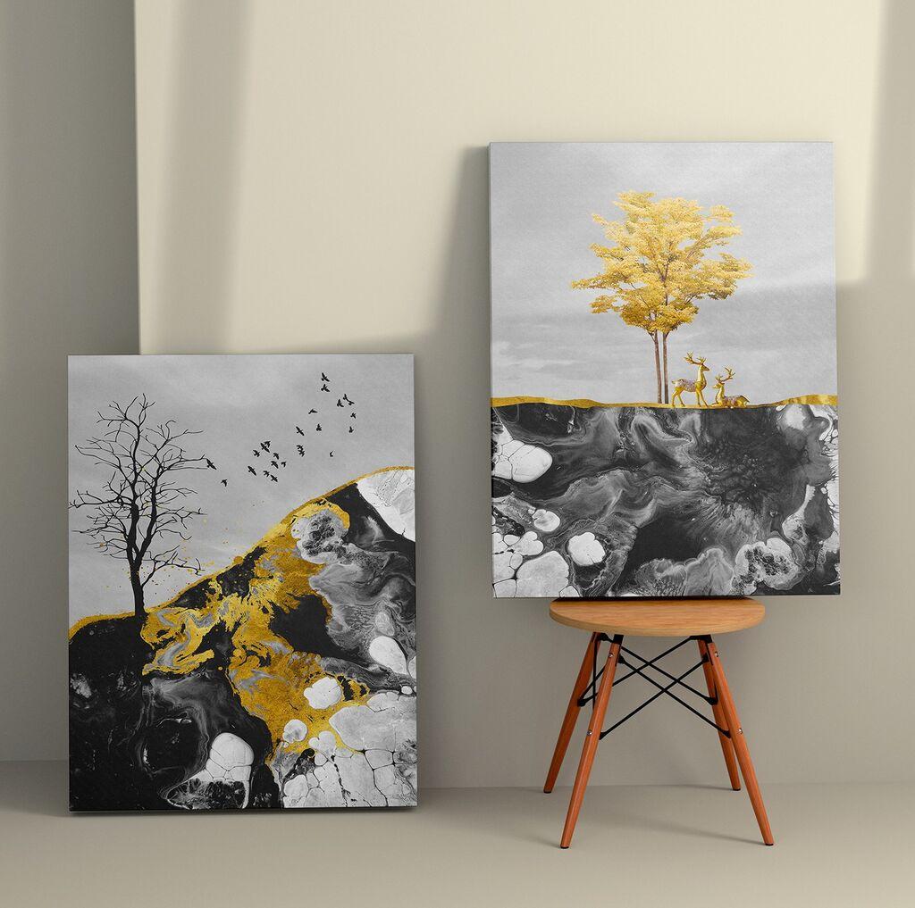 Wallity Zidna dekoracija 2KNV4320, 70 x 100cm, 2 komada