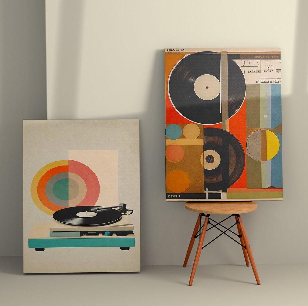Wallity Zidna dekoracija 2KNV4377, 50 x 70 cm, 2 komada