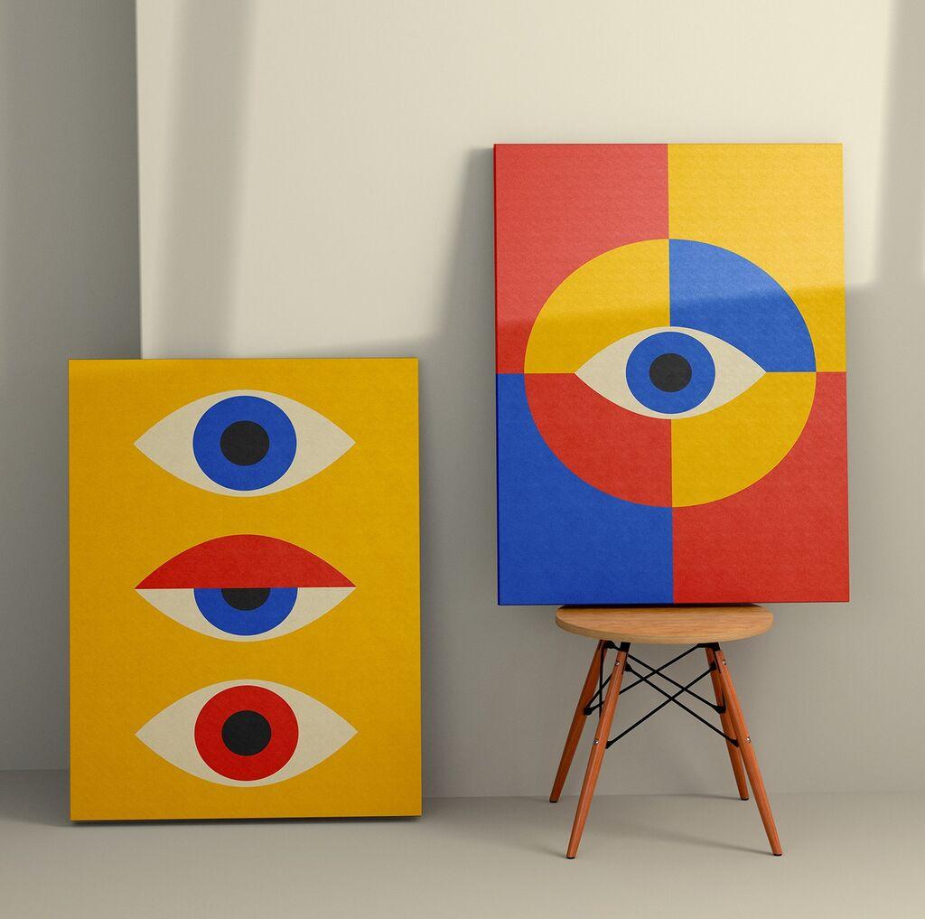 Wallity Zidna dekoracija 2KNV4262, 70 x 100cm, 2 komada