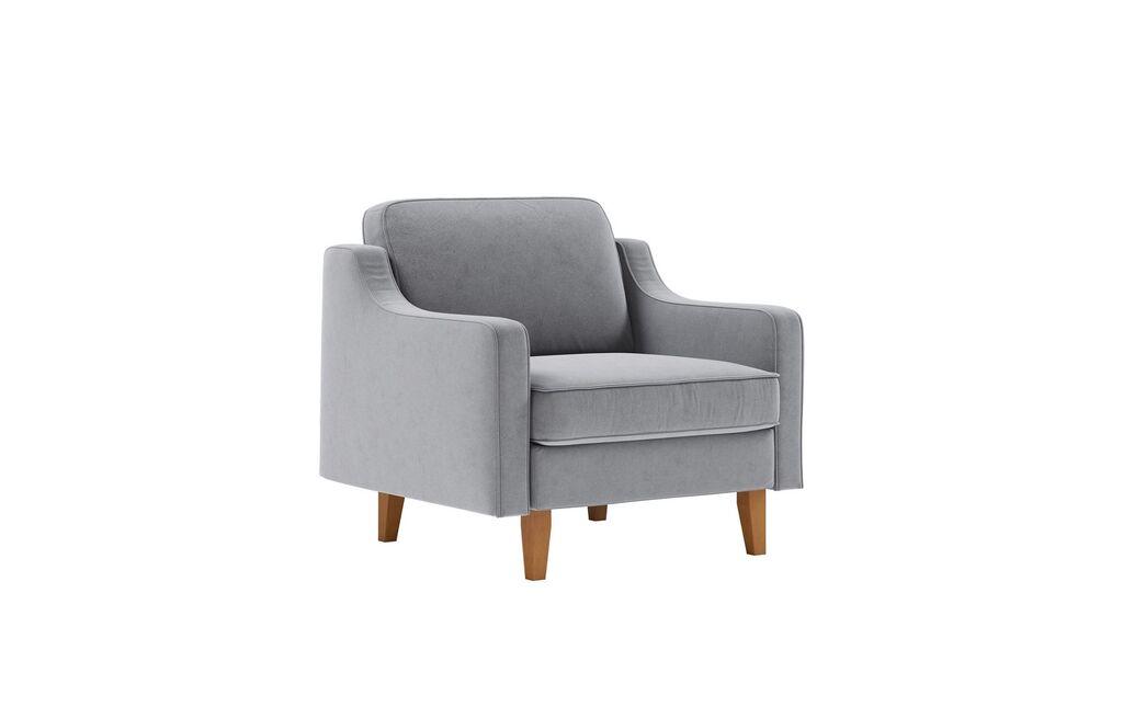 Atelier del Sofa Fotelja Robin 1, Svijetlosiva