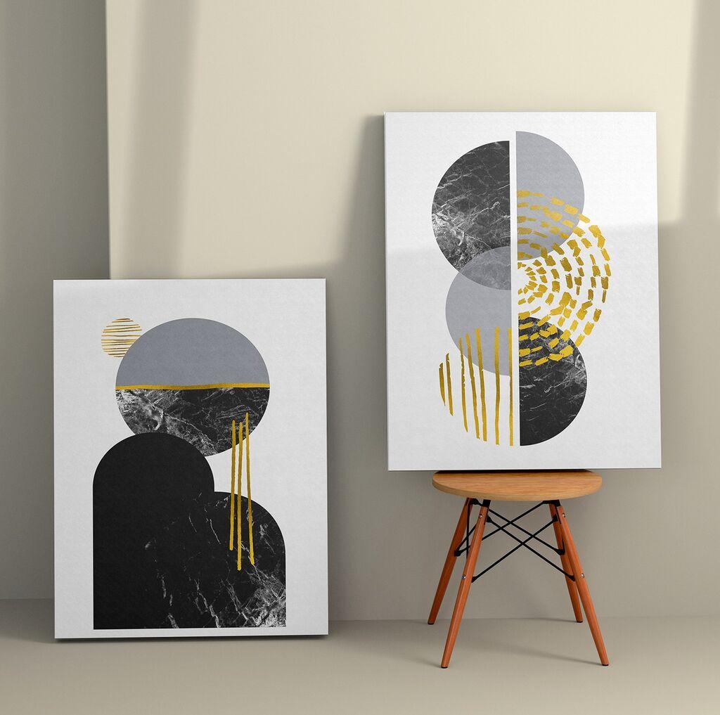 Wallity Zidna dekoracija 2KNV4269, 70 x 100cm, 2 komada