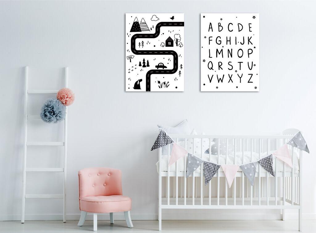 Wallity Zidna dekoracija IDC04, 30x40 cm, 2 komada