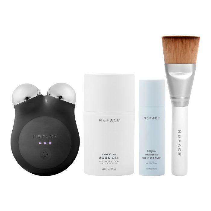 NuFACE® Mini+ Starter Kit - Midnight Black Uređaj za njegu lica