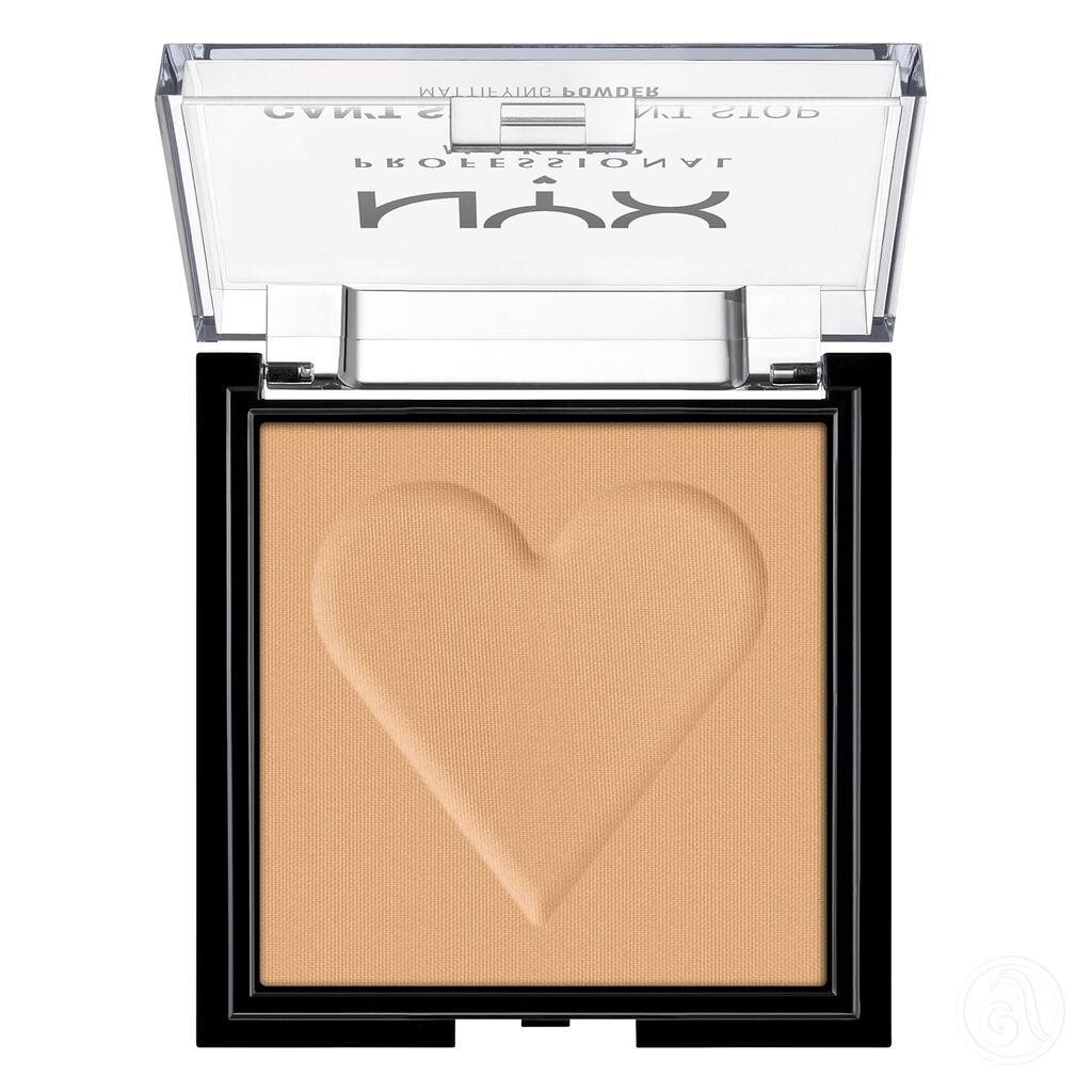 NYX Professional Makeup Mat puder Can't Stop Won't Stop CSWSM CSWSM05, 6 g, Golden