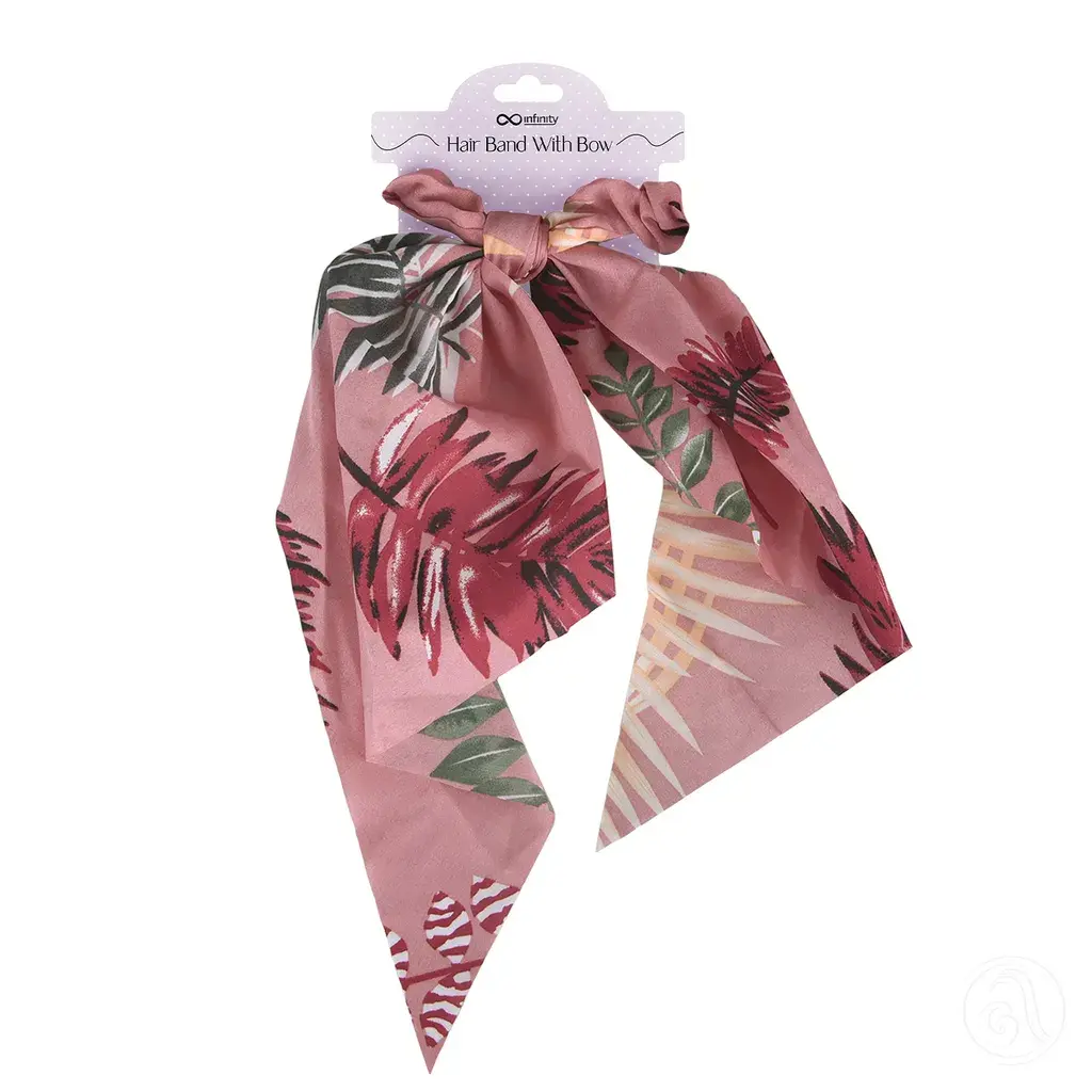 Infinity Gumica za kosu sa mašnom INF072, Šarena