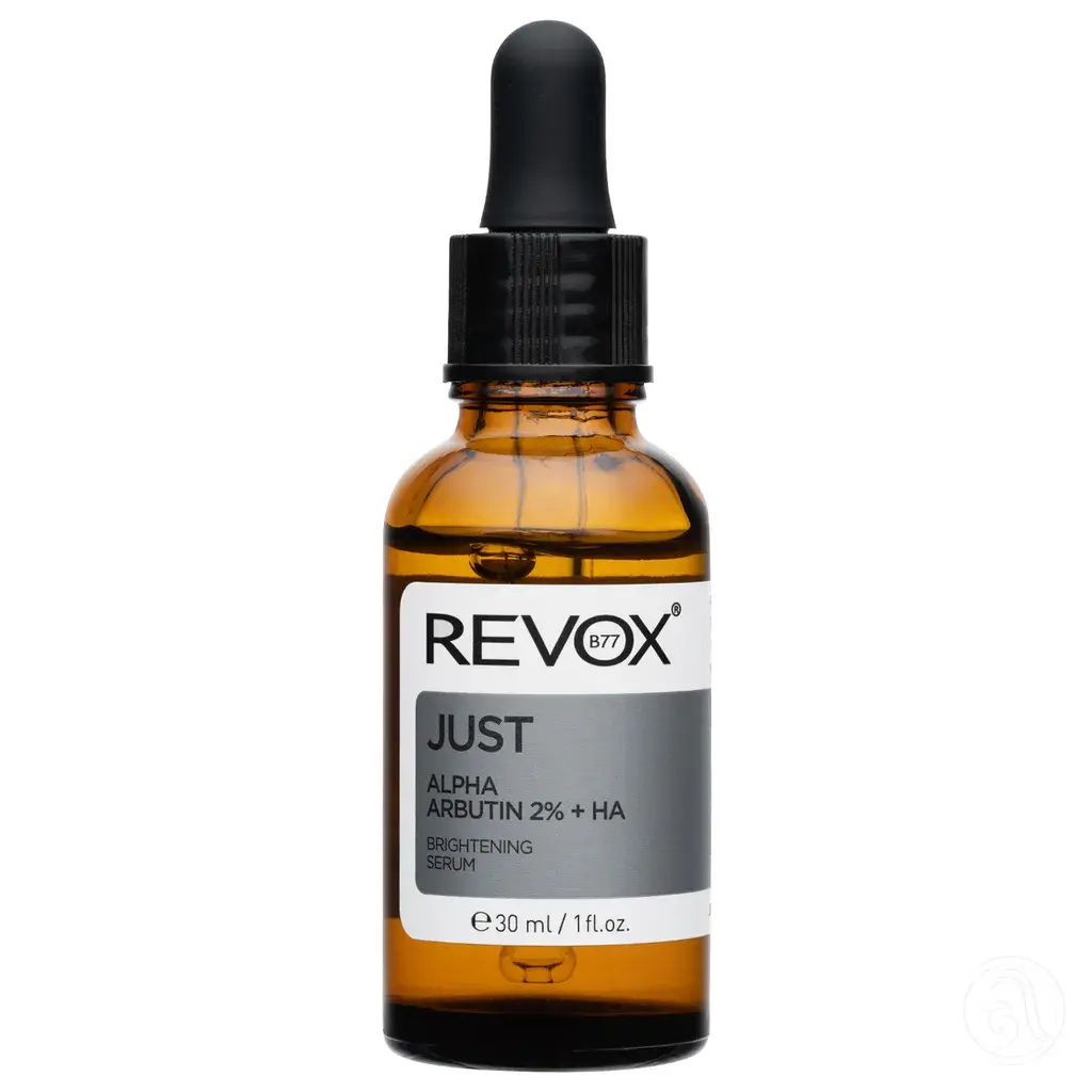 Revox B77 Serum za posvetljivanje kože lica Just, Alfa arbutin 2%, Hijaluronska kiselina