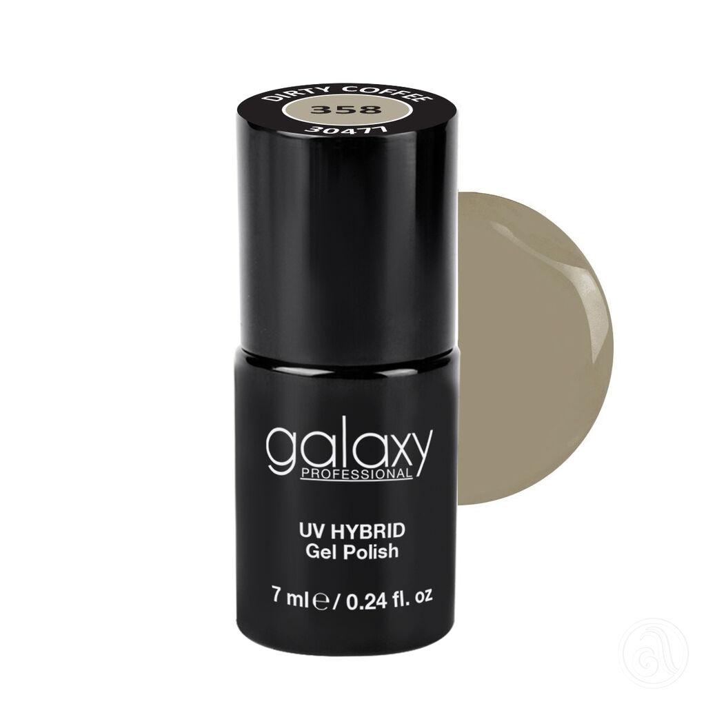 Galaxy Hybridni trajni lak, 7 ml, 358 Dirty Coffee