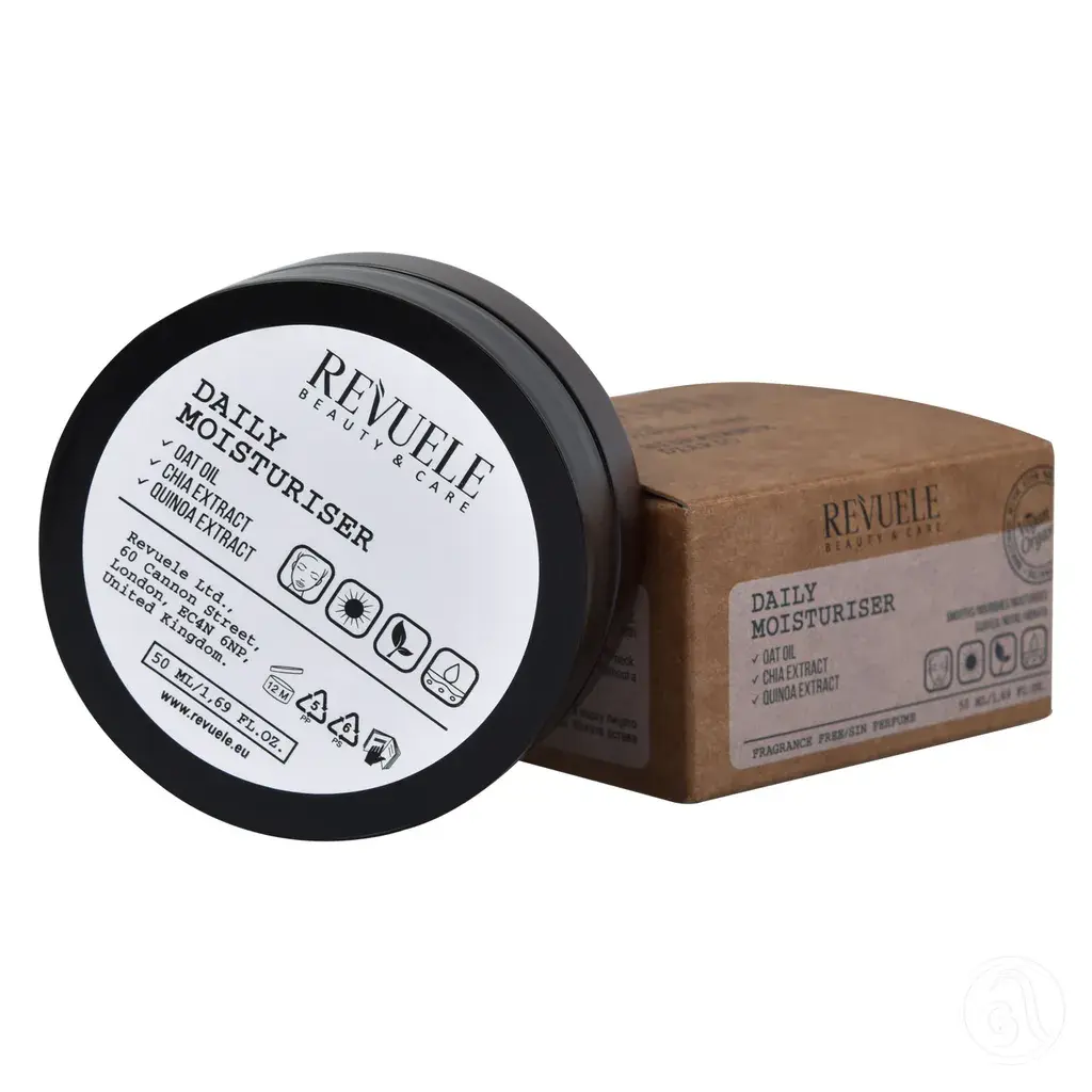 Revuele Hranljiva dnevna krema za hidrataciju lica Vegan&Organic, 50ml