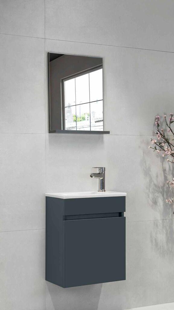 Hanah Home Kupaonski set Fit, 2 dijela, Antracit