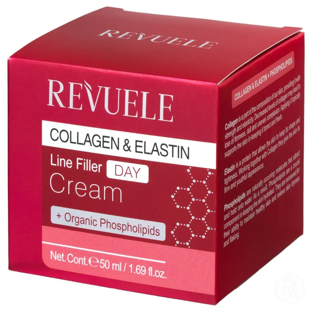 Revuele Dnevna krema za korekciju bora Bioactive Collagen & Elastin, 50ml