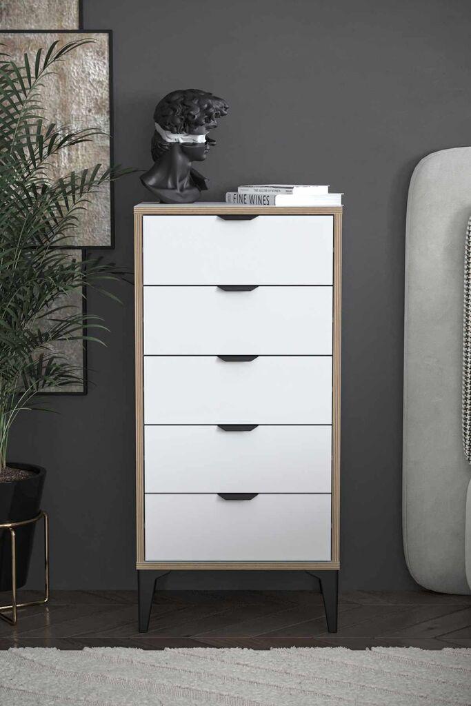 Hanah Home Komoda s ladicama Arden, 50 x 105 x 40 cm, Bijela