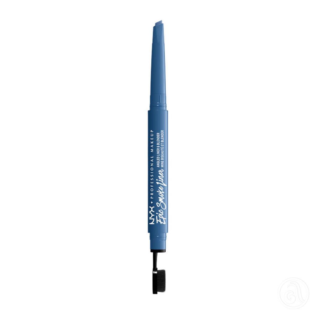NYX Professional Makeup Ajlajner sa četkicom za blendovanje Epic Smoke Liner ESL ESL09, 0,17 g, Navy Heat