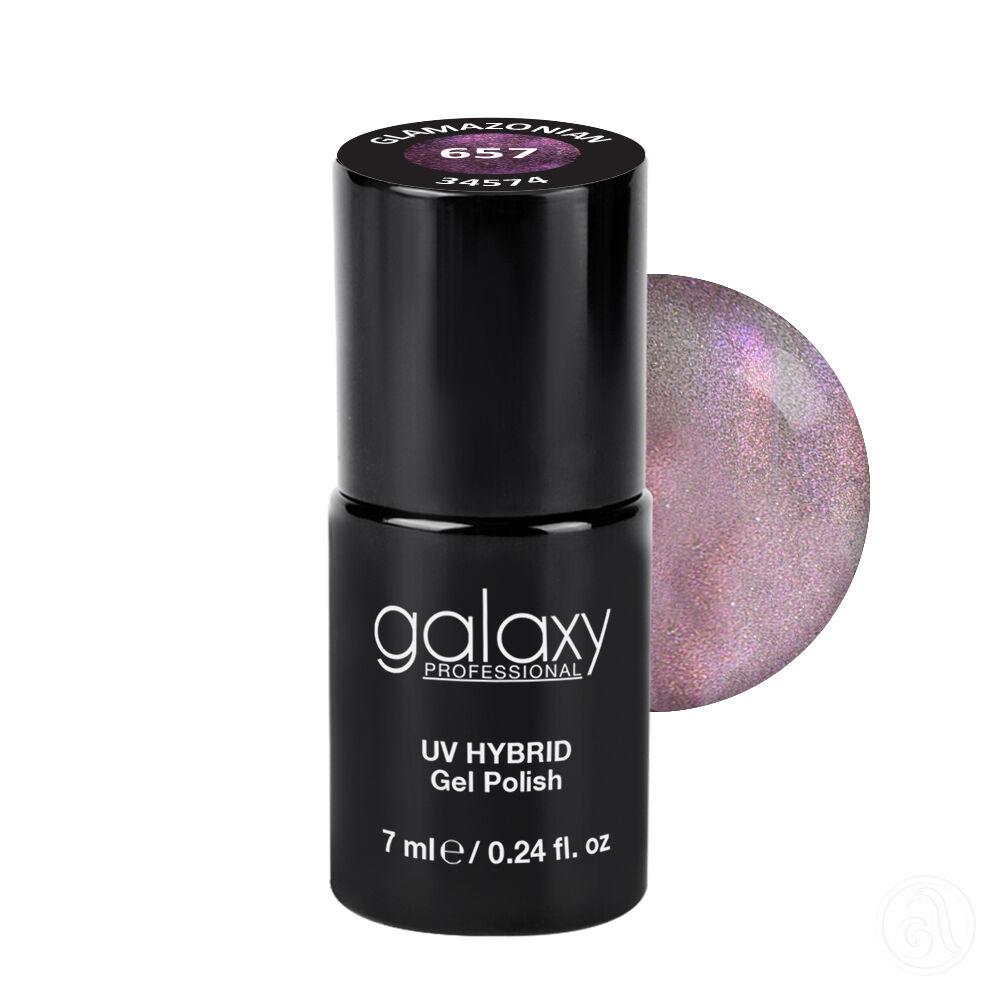 Galaxy Hybridni trajni lak, 7 ml, 657 Glamazonian