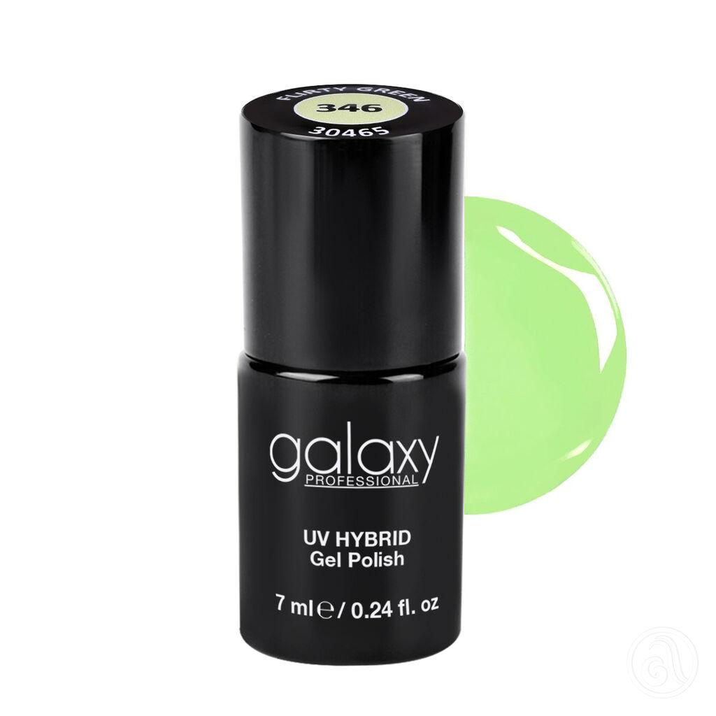 Galaxy Hybridni trajni lak, 7 ml, 346 Flirty Green