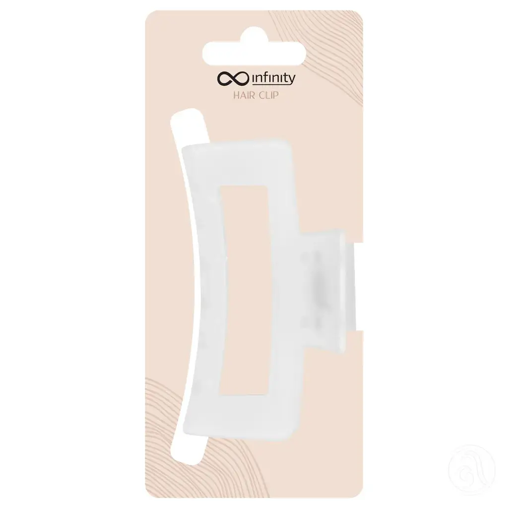 Infinity Šnala za kosu INF334, Transparentna bijela
