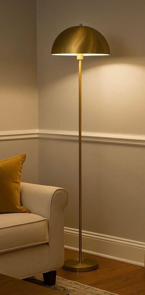 Opviq podna lampa BRZ-340138, 40 W, 150 cm, zlatna boja