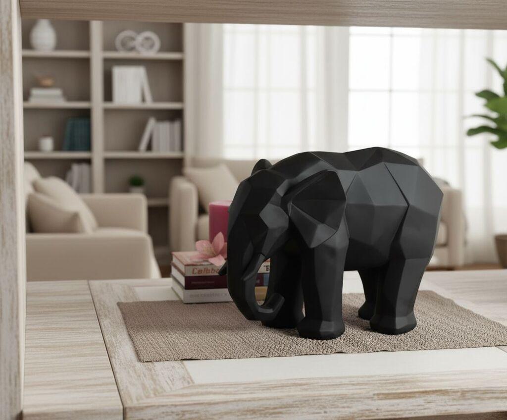 Aberto Design Dekorativna figura Ers1235, 22 x 26 cm, Crna