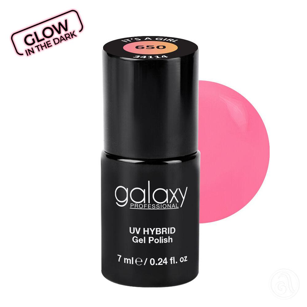 Galaxy Hybridni trajni lak, 7 ml, 650 It´s a Girl
