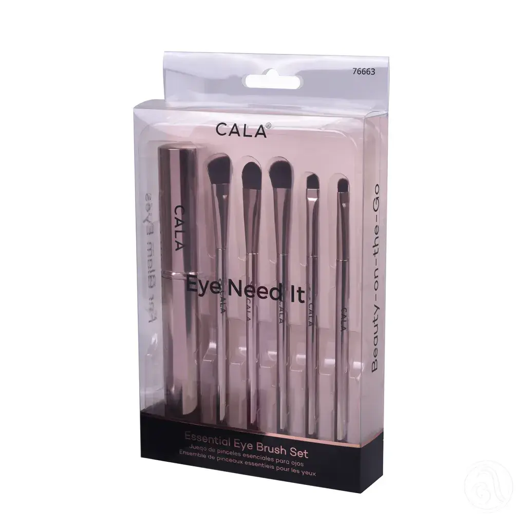 Cala Set četkica za šminkanje Eye Need It, Rose Gold