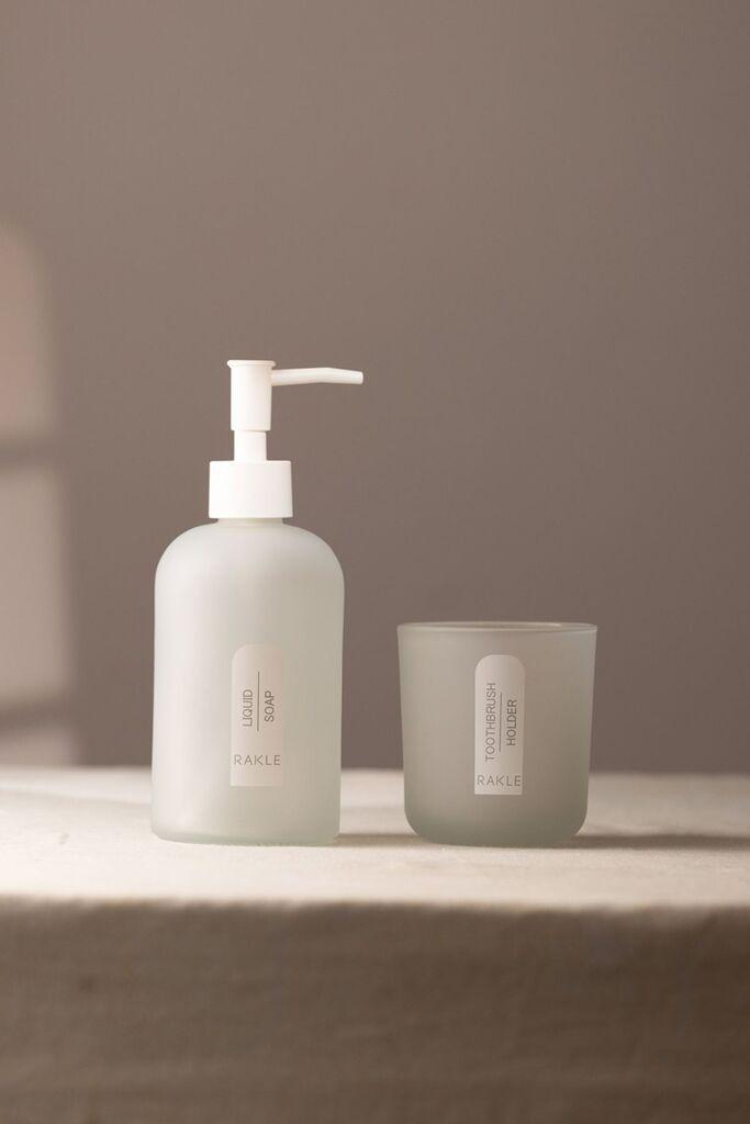 L'essentiel Maison Set kupaonske galanterije Envy, 2 komada, siva