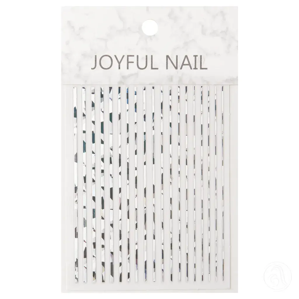 Perfect Nails Strip trake za nail art, Holo Silver