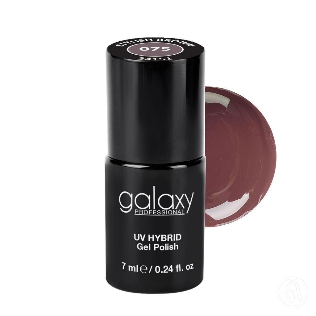 Galaxy Hybridni trajni lak, 7 ml, 075 Stylish Brown