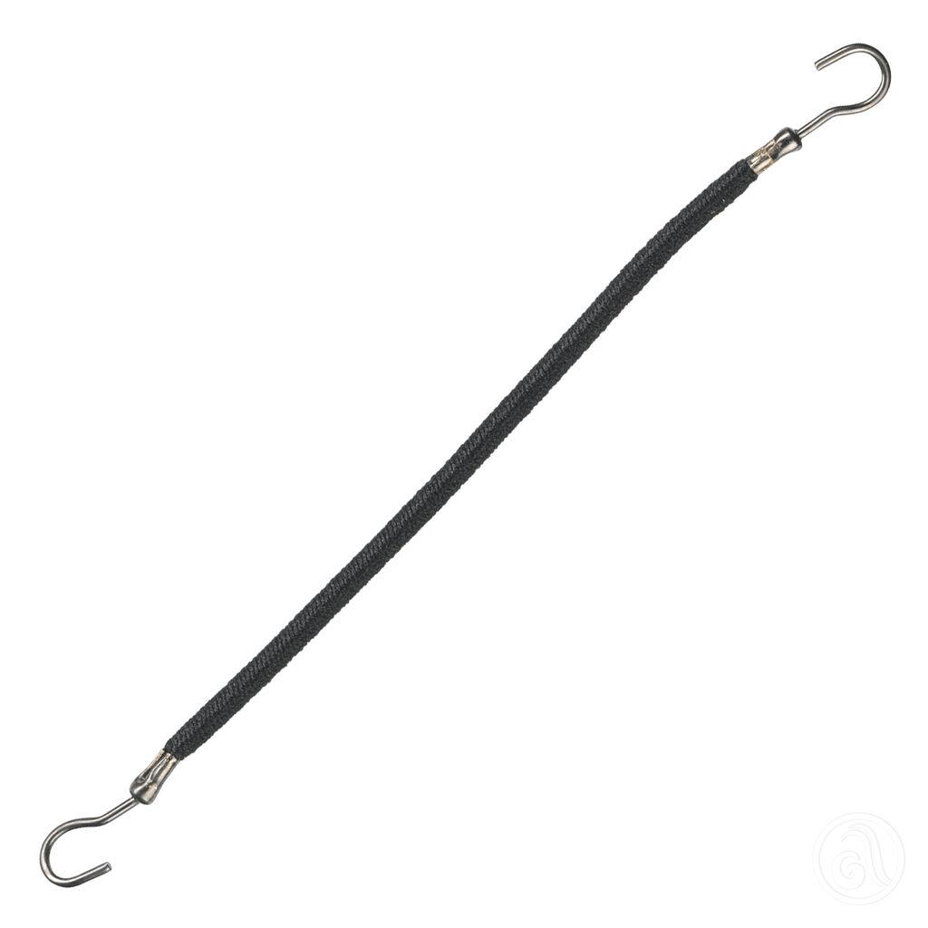 Comair Elastične gumice za kosu s kukicama, 12 kom, Crne