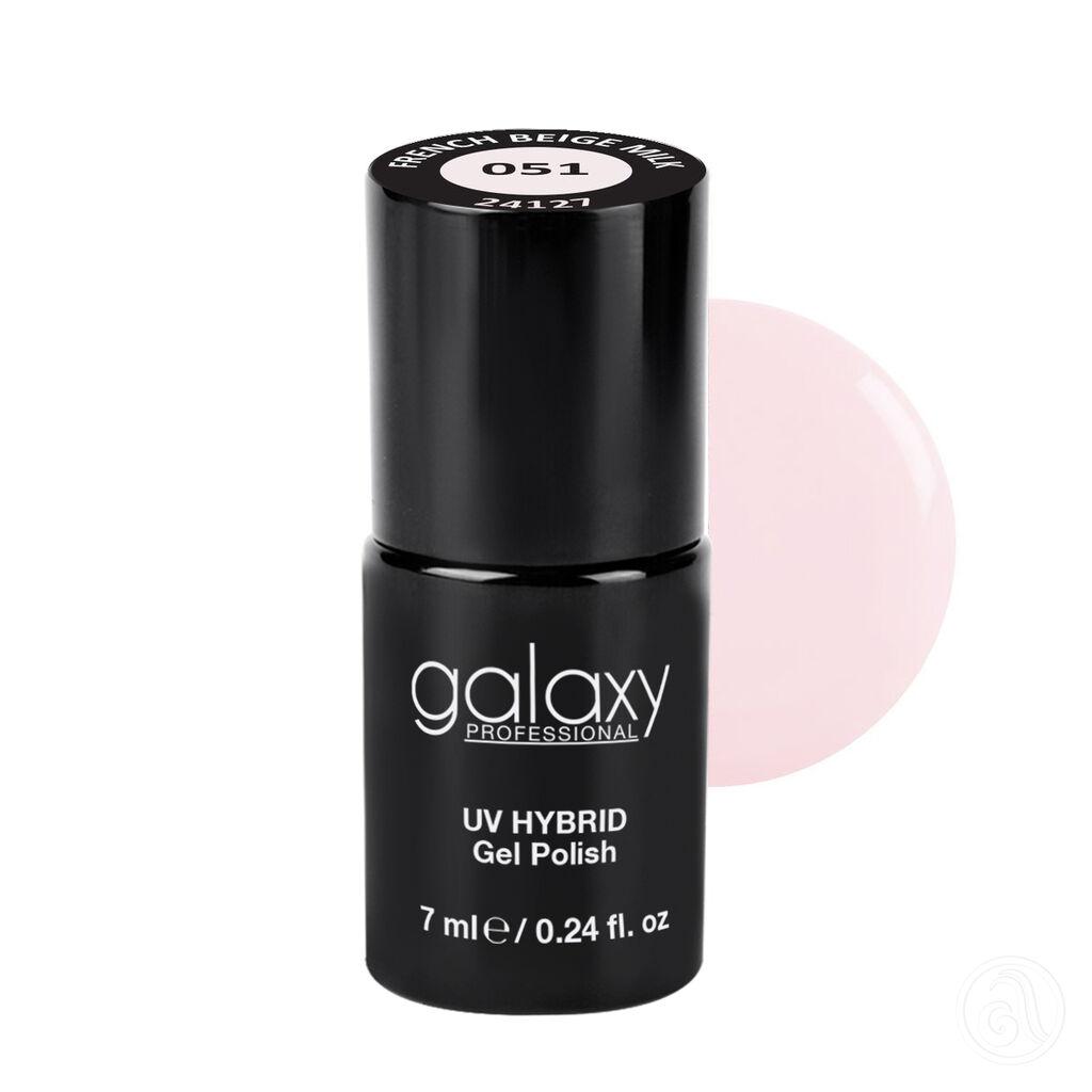 Galaxy Hybridni trajni lak, 7 ml, 051 French Beige Milk