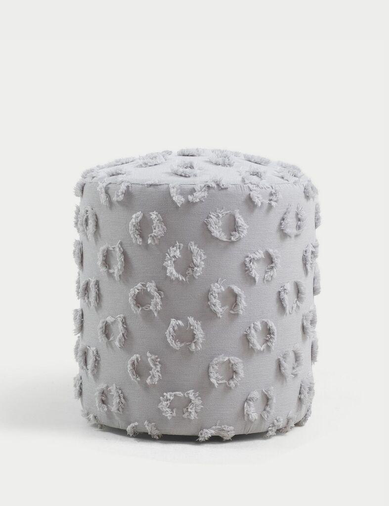 Atelier del Sofa Tabure Astrid, 40 x 40 x 45 cm, Siva