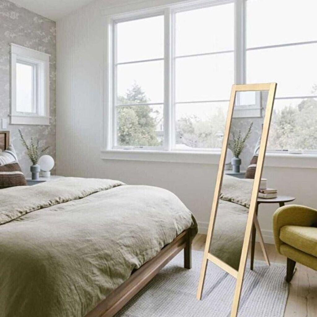 Hanah Home ogledalo Cheval, 45 x 140 cm, smeđa