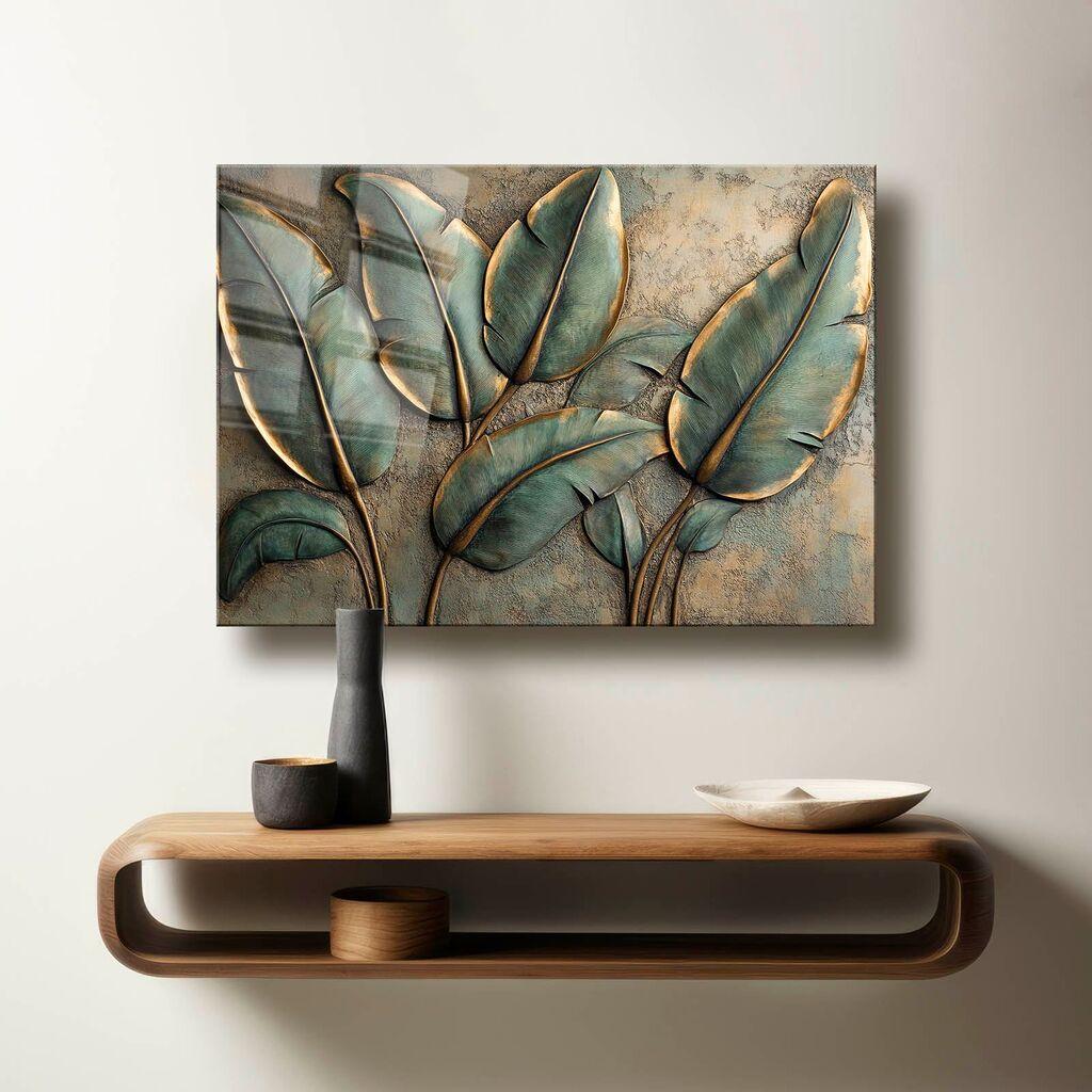 Wallxpert Dekorativna slika na kaljenom staklu Camtbl-069, 60 x 90 cm, Šareno