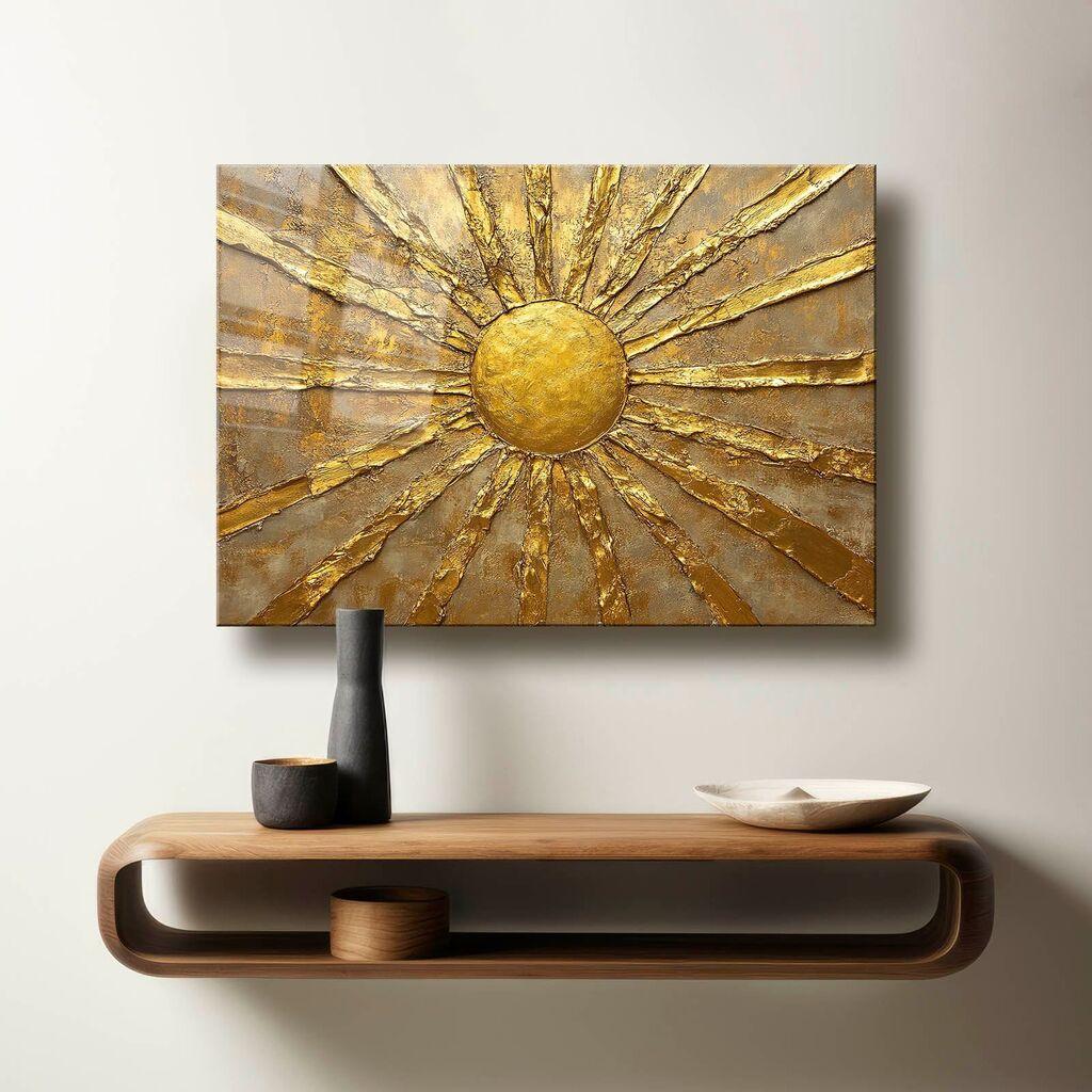 Wallxpert Dekorativna slika na kaljenom staklu Camtbl-090, 70 x 100 cm, Šareno