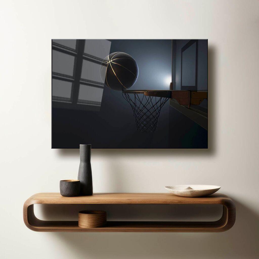 Wallxpert Dekorativna slika na kaljenom staklu Camtbl-022, 50 x 70 cm, Šareno