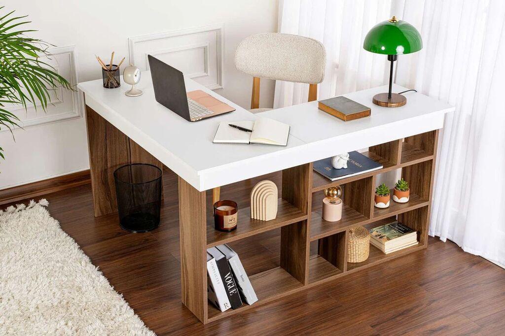 Hanah Home Radni sto Vesper, 130 x 72 x 120 cm, Orah