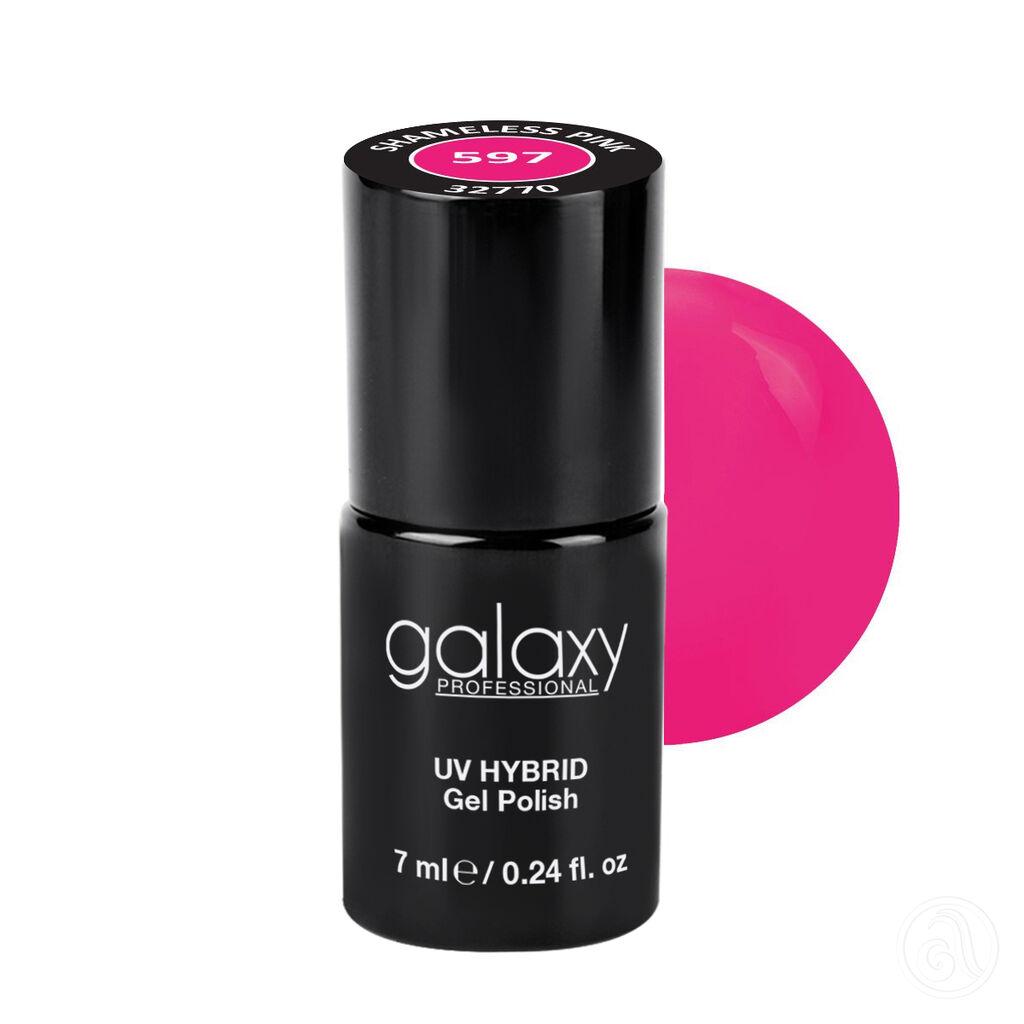 Galaxy Hybridni trajni lak, 7 ml, 597 Shameless Pink