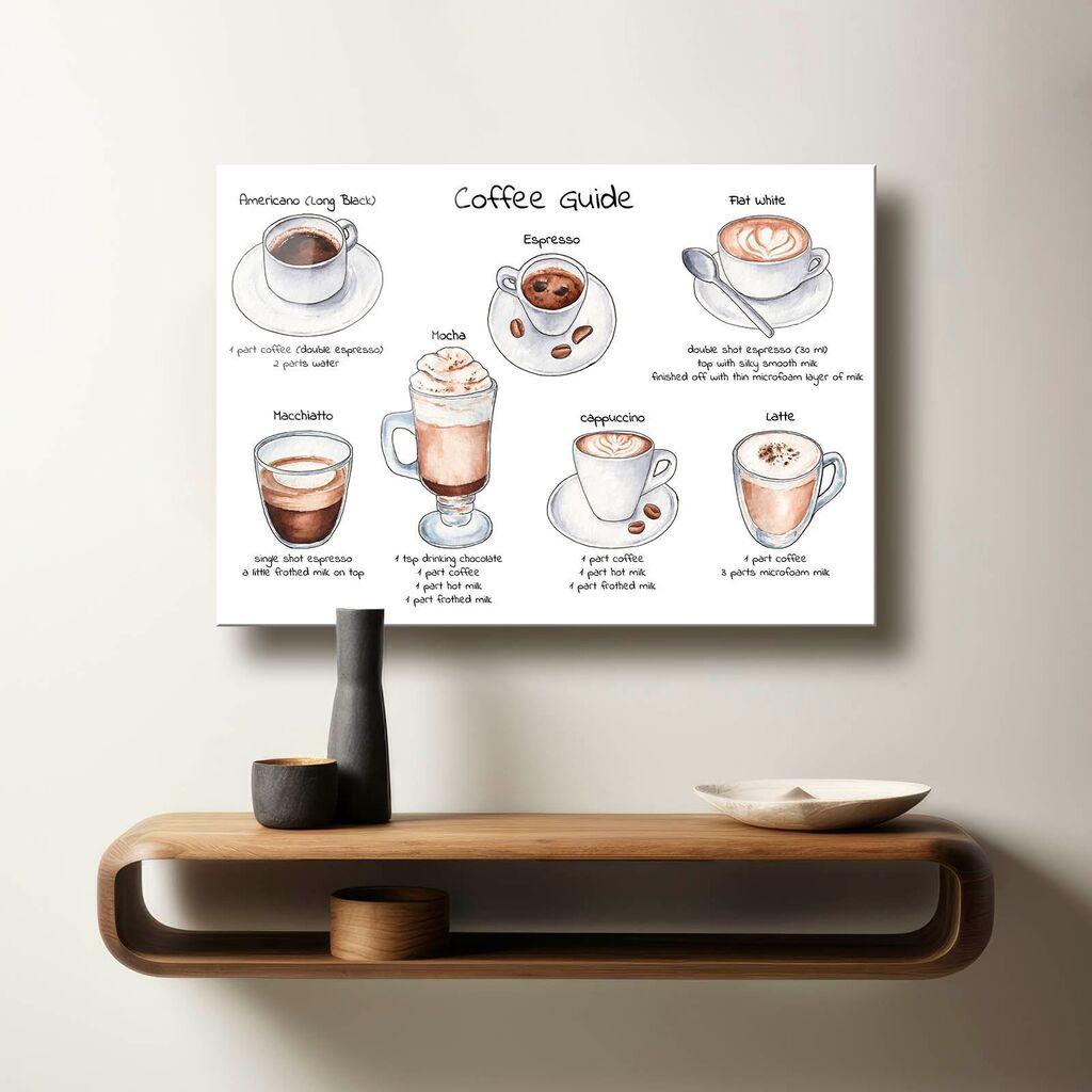 Wallxpert Dekorativna slika na kaljenom staklu Camtbl-054, 50 x 70 cm, Šareno