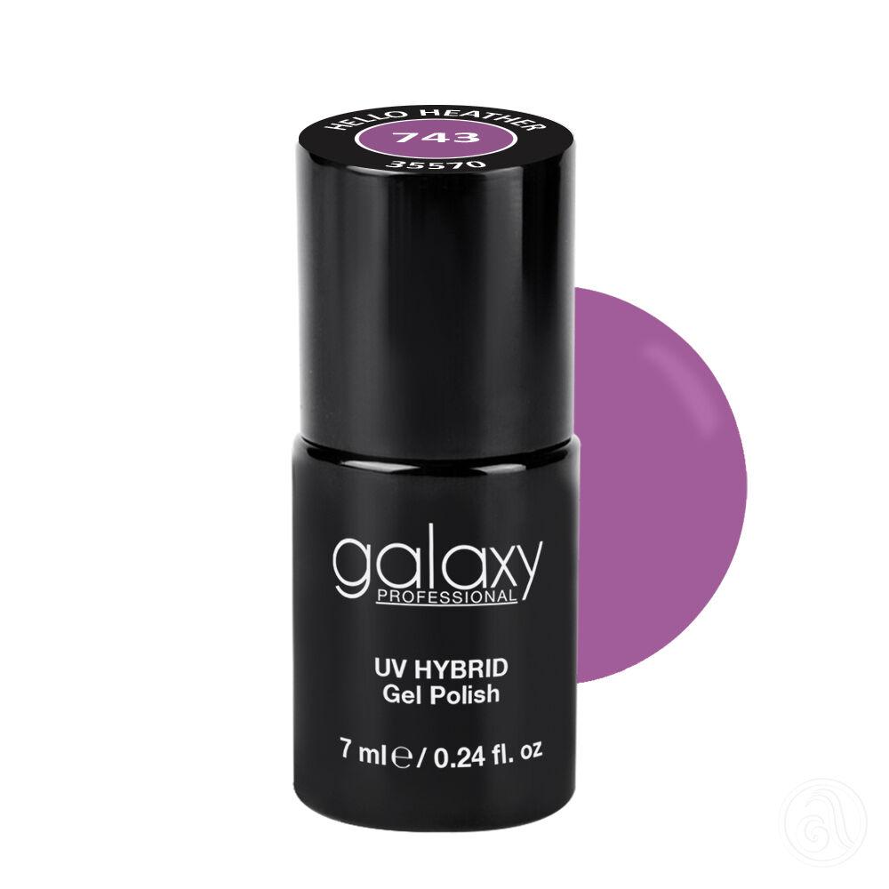 Galaxy Hybridni trajni lak, 7 ml, 743 Hello Heather