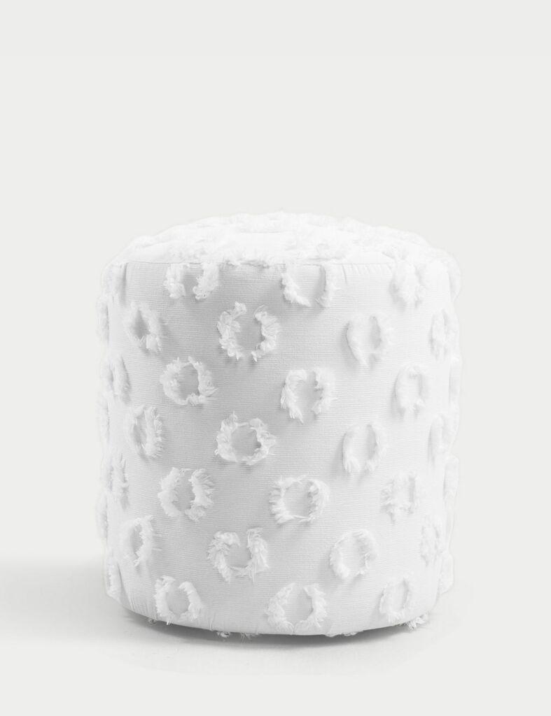 Atelier del Sofa Tabure Astrid, 40 x 45 x 40 cm, Bijela