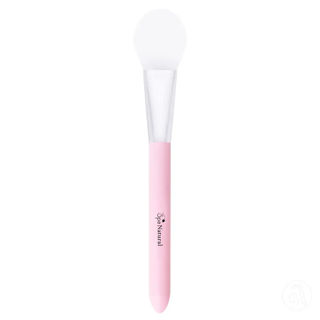 Spa Natural Četkica sa zaobljenim vrhom za nanošenje maske, Silikonska, Roze