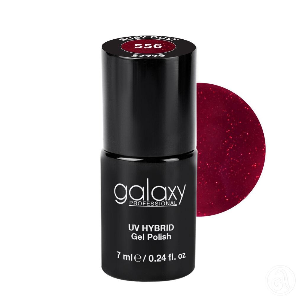 Galaxy Hybridni trajni lak, 7 ml, 556 Ruby Dust