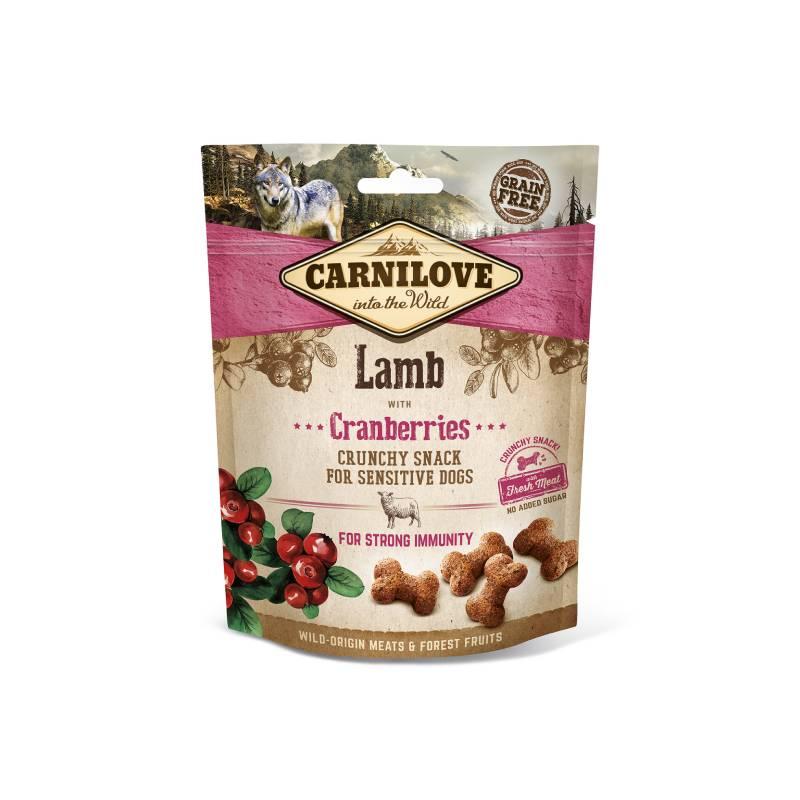 CARNILOVE Poslastica za osjetljive pse, Jagnjetina i brusnica, Grain-free, 200g