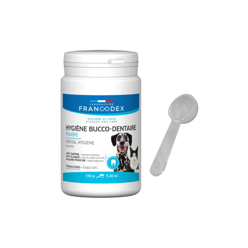 FRANCODEX Pasta za zube u prahu za pse i mačke, 150g