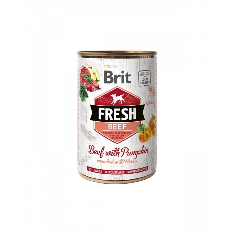 BRIT Vlažna hrana za pse, Govedina sa bundevom, 400g