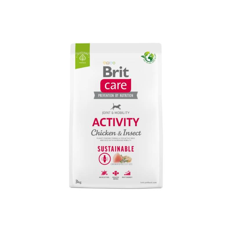 BRIT Suha hrana za pse Sustainable Activity, Piletina i insekti, 3kg