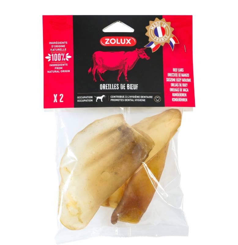 ZOLUX Poslastica za pse Goveđe uši, 2 komada, 80g