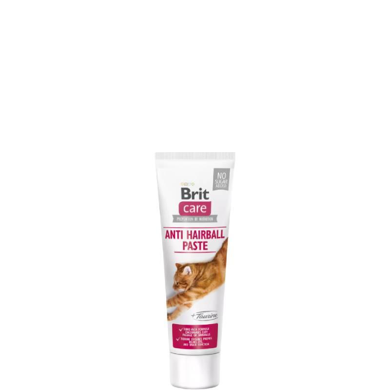 BRIT Funkcionalna pasta za mačke Anti-hairball sa taurinom, 100g