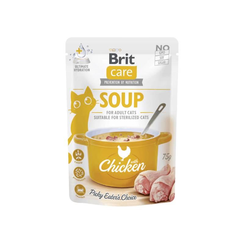 BRIT Juha za mačke, Piletina, 75 g