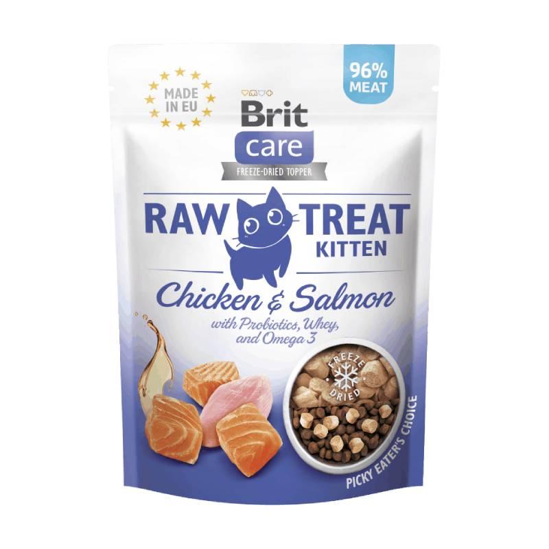 BRIT Poslastica za mačiče Raw Treat Kitten, Piletina i losos, 40 g